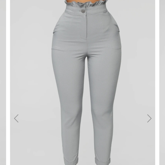 Fashion nova grey dress pants - Picture 2 of 4